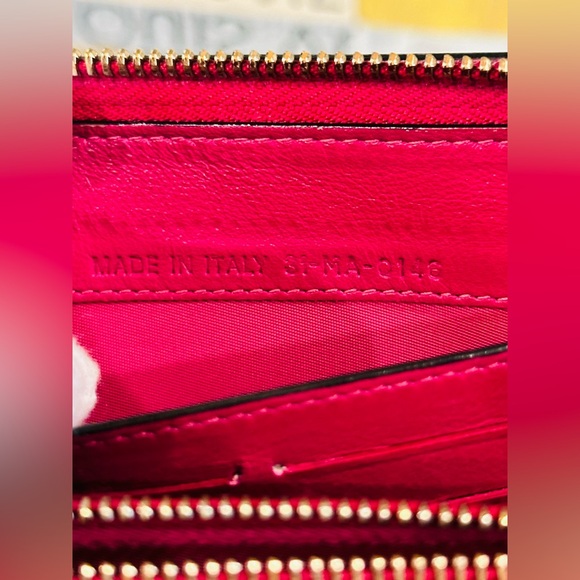 💎CHRISTIAN DIOR CAVIAR Bicolor Zippy Long Wallet w/ Dior Charm & COA - Picture 16 of 17